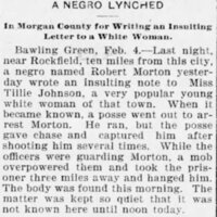 Morton, Owensboro Twice-A-Week Messenger, February 6, 1897