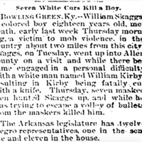 Skaggs, Cleveland Gazette, April 25, 1891