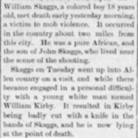 Skaggs, Lexington Herald-Leader (Kentucky Leader), April 17, 1891