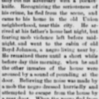 Skaggs, Hartford Ohio County News, April 22, 1891